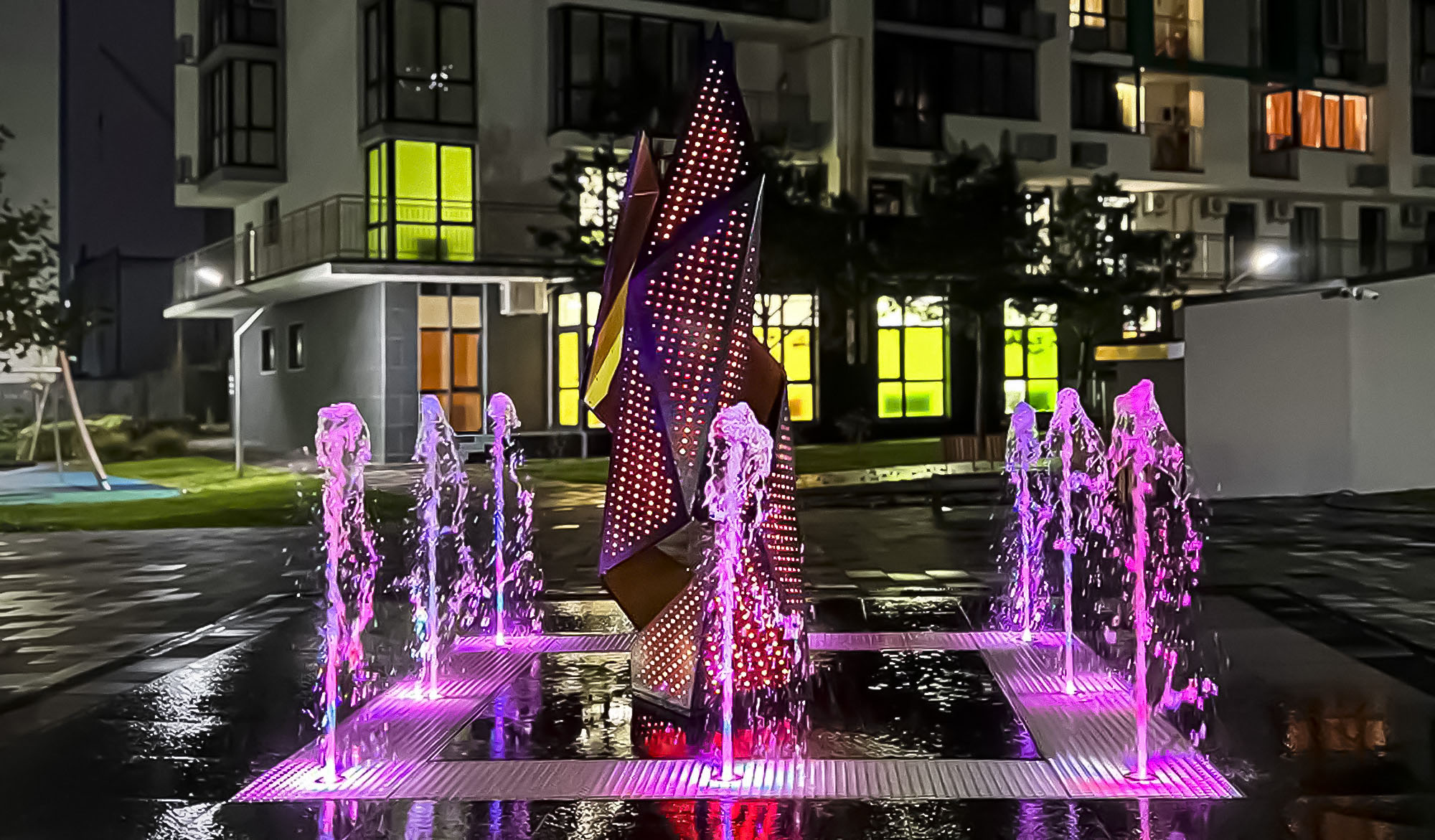 Crystal Art Installation, 2024, Kyiv, Ukraine